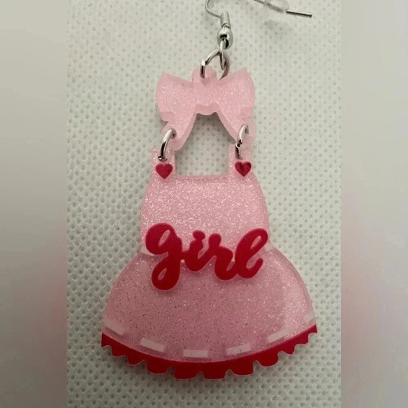 Boy & Girl | dangle earring set. - Picture 6 of 12